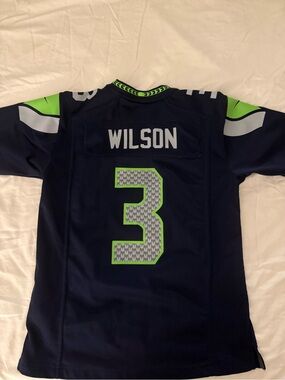 NFL Navy Nike Jersey with Red NFL Shield Accent